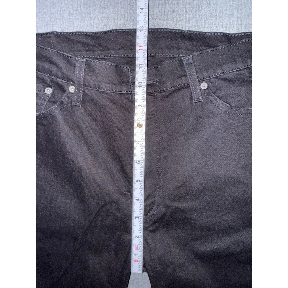 Levi's 511 Slim Fit Black Jeans Mens 36x34 Denim Pants 04511-4406